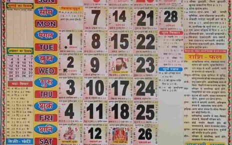february 2022 thakur prasad calendar